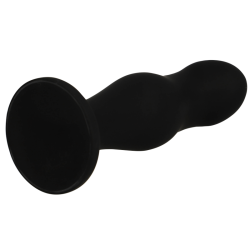 BLACK&SILVER - SEAN PLUG ANAL PREMIUM SILIKON SCHWARZ – Produktansicht 4
