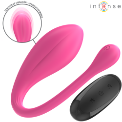 INTENSE - JANICE U VIBRATOR DOPPELSTIMULATION 10 VIBRATIONEN ROSA FERNBEDIENUNG – Produktansicht 2