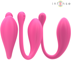 INTENSE - JANICE U VIBRATOR DOPPELSTIMULATION 10 VIBRATIONEN ROSA FERNBEDIENUNG – Produktansicht 3