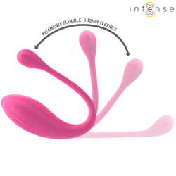 INTENSE - JANICE U VIBRATOR DOPPELSTIMULATION 10 VIBRATIONEN ROSA FERNBEDIENUNG – Produktansicht 5