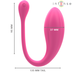 INTENSE - JANICE U VIBRATOR DOPPELSTIMULATION 10 VIBRATIONEN ROSA FERNBEDIENUNG – Produktansicht 6