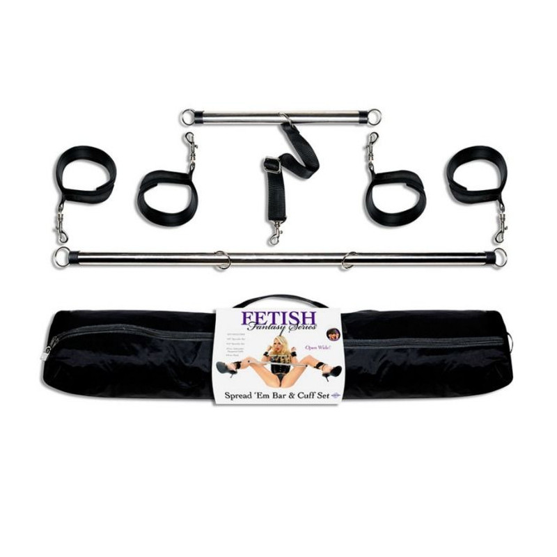 FETISH FANTASY SERIES - SPREAD EM STANGEN- UND CUFF-SET