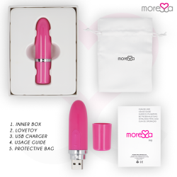 MORESSA - IVY VIBRATOR STIMULATOR REISE ROSA – Produktansicht 6