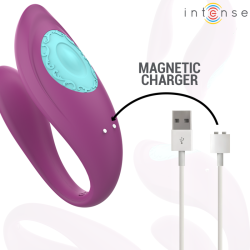 INTENSE - ANNIE U-FÖRMIGER VIBRATOR UND STIMULATOR LILA FERNBEDIENUNG – Produktansicht 7