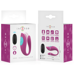 INTENSE - ANNIE U-FÖRMIGER VIBRATOR UND STIMULATOR LILA FERNBEDIENUNG – Produktansicht 8