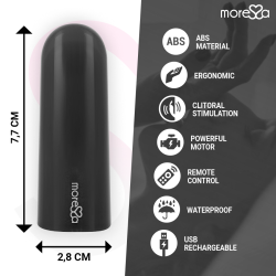 MORESSA - NIX VIBRATOR FERNBEDIENUNG SCHWARZ – Produktansicht 4
