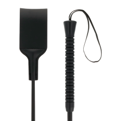 DARKNESS - FETISCH SCHWARZE BREITE BDSM-PEISTE – Produktansicht 2