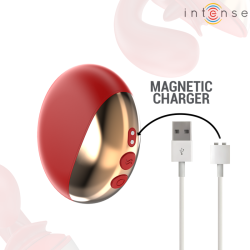INTENSE - MARIAH VIBRATOR & STIMULATOR IN U-FORM 10 VIBRATIONEN ROT – Produktansicht 7