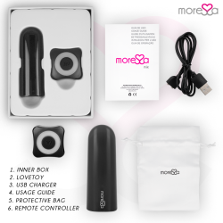 MORESSA - NIX VIBRATOR FERNBEDIENUNG SCHWARZ – Produktansicht 6