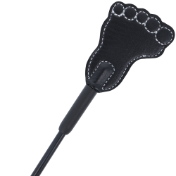 DARKNESS - FETISCH-CROP UND SCHWARZE PEITSCHE – Produktansicht 3