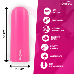MORESSA - NIX VIBRATOR FERNBEDIENUNG ROSA – Produktansicht 4
