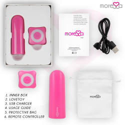 MORESSA - NIX VIBRATOR FERNBEDIENUNG ROSA – Produktansicht 6