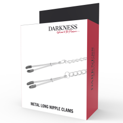 DARKNESS - EINSTELLBARE METALL-NIPPELKlammern – Produktansicht 4