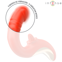 INTENSE - PAULINA VIBRATOR UND STIMULATOR IN U-FORM ROT – D-244487 – Produktansicht 6