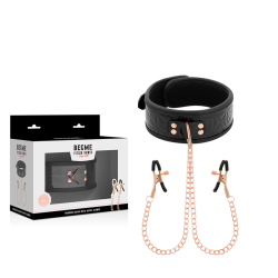 BEGME - BLACK EDITION HALSBAND MIT NIPPELKLEMMEN – Produktansicht 2