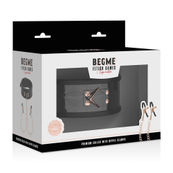 BEGME - BLACK EDITION HALSBAND MIT NIPPELKLEMMEN – Produktansicht 7