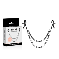 BEGME - RED EDITION NIPPELCLIPS MIT KETTE – Produktansicht 2
