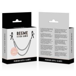 BEGME - RED EDITION NIPPELCLIPS MIT KETTE – Produktansicht 4