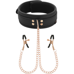 COQUETTE CHIC DESIRE - FANTASY-NIPPELKLEMMEN-HALSKETTE MIT NEOPRENFUTTER – Produktansicht 4