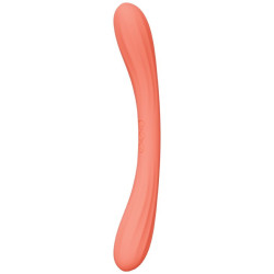 LELO - BOOMERANG DOPPELENDER VIBRATOR KORALLENROT – Produktansicht 2