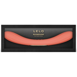 LELO - BOOMERANG DOPPELENDER VIBRATOR KORALLENROT – Produktansicht 3
