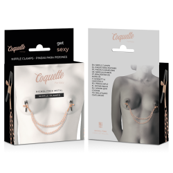 COQUETTE CHIC DESIRE - FANTASY-NIPPELCLIPS AUS METALL MIT KETTE – Produktansicht 6