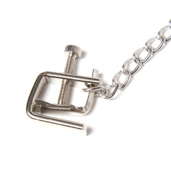 OHMAMA FETISH - METALLSCHRAUBENKLEMMEN MIT KETTE – Produktansicht 2
