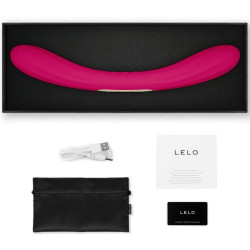 LELO - BOOMERANG DOPPELENDER VIBRATOR KIRSCH – Produktansicht 3