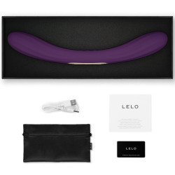 LELO - BOOMERANG DOPPELENDER VIBRATOR LILA – Produktansicht 3