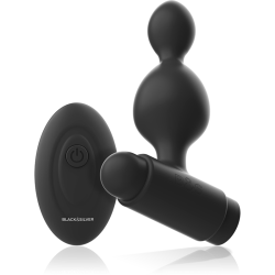 BLACK&SILVER - TUCKER KLEINE ANALSTECKER AUS SILIKON MIT FERNBEDIENUNG – Produktansicht 2