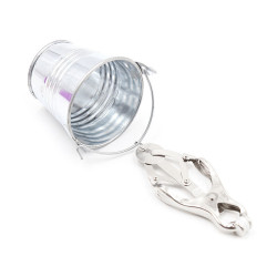 OHMAMA FETISCH NIPPELKLEMMEN MIT EIMER – Produktansicht 5