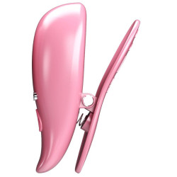 PRETTY LOVE - LEAF VIBRIERENDE NIPPELKLEMMEN ROSA – Produktansicht 3