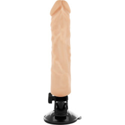 BASECOCK - REALISTISCHER VIBRATOR MIT FERNBEDIENUNG NATURWEISS 21 CM -O- 4 CM – Produktansicht 3