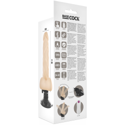 BASECOCK - ARTIKULIERBARER VIBRATOR NATÜRLICH MIT FERNBEDIENUNG 21 CM -O- 5 CM – Produktansicht 5