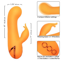 CALEXOTICS - MONTECITO MUSE VIBRATOR RABBIT ORANGE VON CALIFORNIA DREAMING – Produktansicht 7