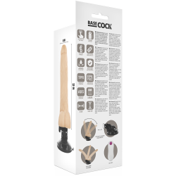BASECOCK - ARTIKULIERBARER VIBRATOR NATÜRLICH FERNBEDIENUNG 18.5 CM -O- 4 CM – Produktansicht 6