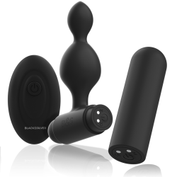 BLACK&SILVER - TUCKER KLEINE ANALSTECKER AUS SILIKON MIT FERNBEDIENUNG – Produktansicht 4