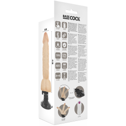 BASECOCK - ARTIKULIERBARER VIBRATOR NATÜRLICH FERNBEDIENUNG 20 CM -O- 4.5 CM – Produktansicht 5
