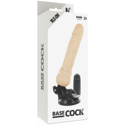 BASECOCK - REALISTISCHER VIBRATOR MIT FERNBEDIENUNG NATÜRLICHER 19.5 CM -O- 4 CM – Produktansicht 4