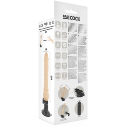 BASECOCK - REALISTISCHER VIBRATOR MIT FERNBEDIENUNG NATÜRLICHER 19.5 CM -O- 4 CM – Produktansicht 5