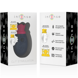 INTENSE - KLITORISSTIMULATOR 10 SAUG- UND LECKMODI - BLAU – Produktansicht 8