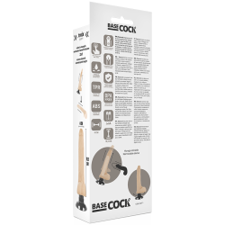 BASECOCK - REALISTISCHER VIBRATOR 2-1 NATÜRLICH 18.5 CM -O- 4 CM – Produktansicht 6