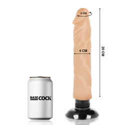 BASECOCK - REALISTISCHER VIBRATOR 2-1 NATÜRLICH 20 CM -O- 4 CM – Produktansicht 2