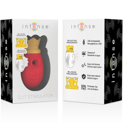 INTENSE - KLITORISSTIMULATOR 10 SAUG- UND LECKMODI - ROT – Produktansicht 8