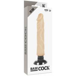 BASECOCK - REALISTISCHER VIBRATOR 2-1 NATÜRLICH 20 CM -O- 4 CM – Produktansicht 5