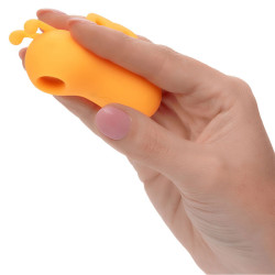 CALEXOTICS - NEON VIBES DER BUZZING VIBE FINGERSTIMULATOR 10 VIBRATIONEN ORANGE – Produktansicht 6