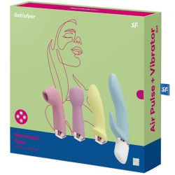 SATISFYER - MARVELOUS FOUR VIBRATOR UND LUFTPULSSET – Produktansicht 2