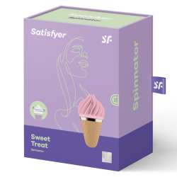 SATISFYER - SÜSSES LECKER SPINNATOR BRAUN & ROSA – Produktansicht 3