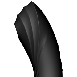 SATISFYER - CURVY TRINITY 4 AIR PULSE VIBRATOR SCHWARZ – Produktansicht 2
