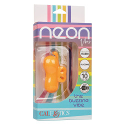 CALEXOTICS - NEON VIBES DER BUZZING VIBE FINGERSTIMULATOR 10 VIBRATIONEN ORANGE – Produktansicht 11